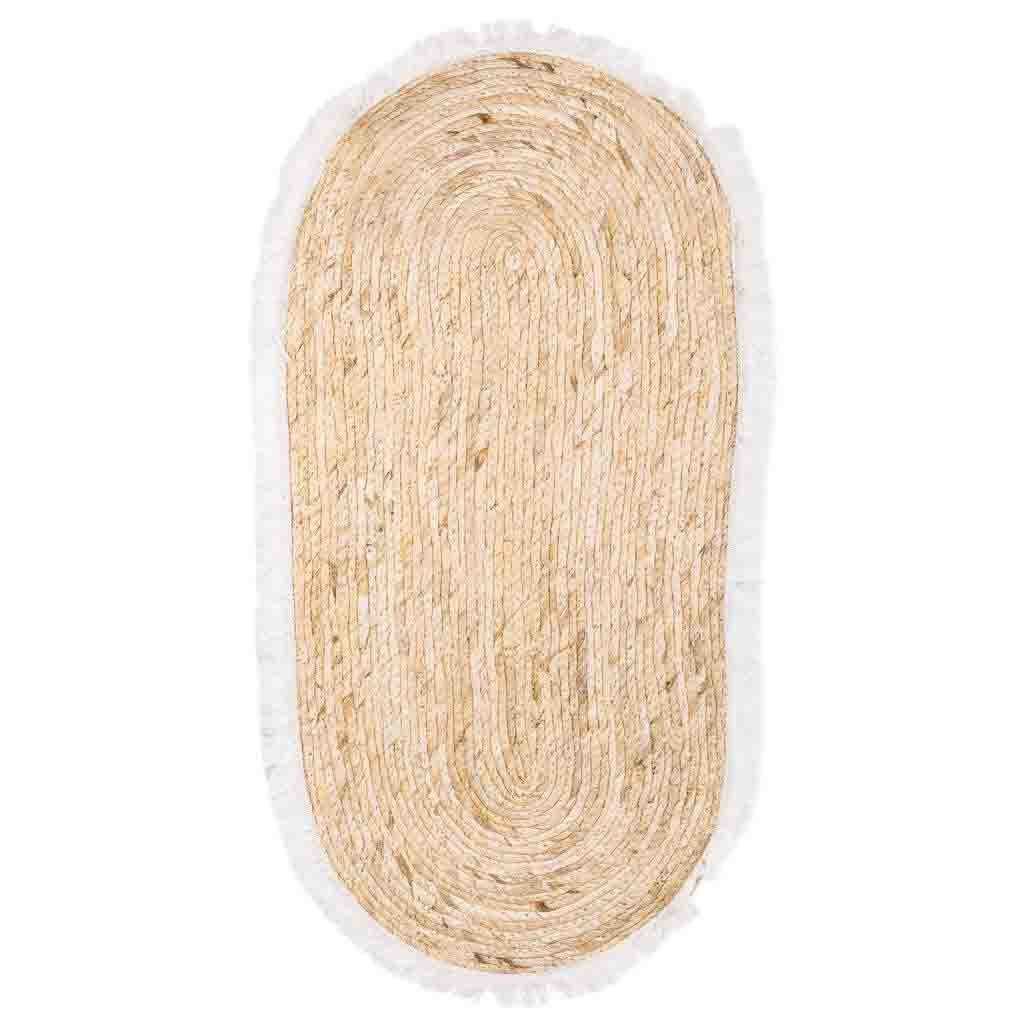 NATURFASERTEPPICH braun handgewebt 100x50x1 cm - Multicolor, Naturmaterialien (100/50cm) - Wanderlust