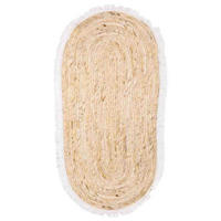NATURFASERTEPPICH braun handgewebt 100x50x1 cm - Multicolor, Naturmaterialien (100/50cm) - Wanderlust