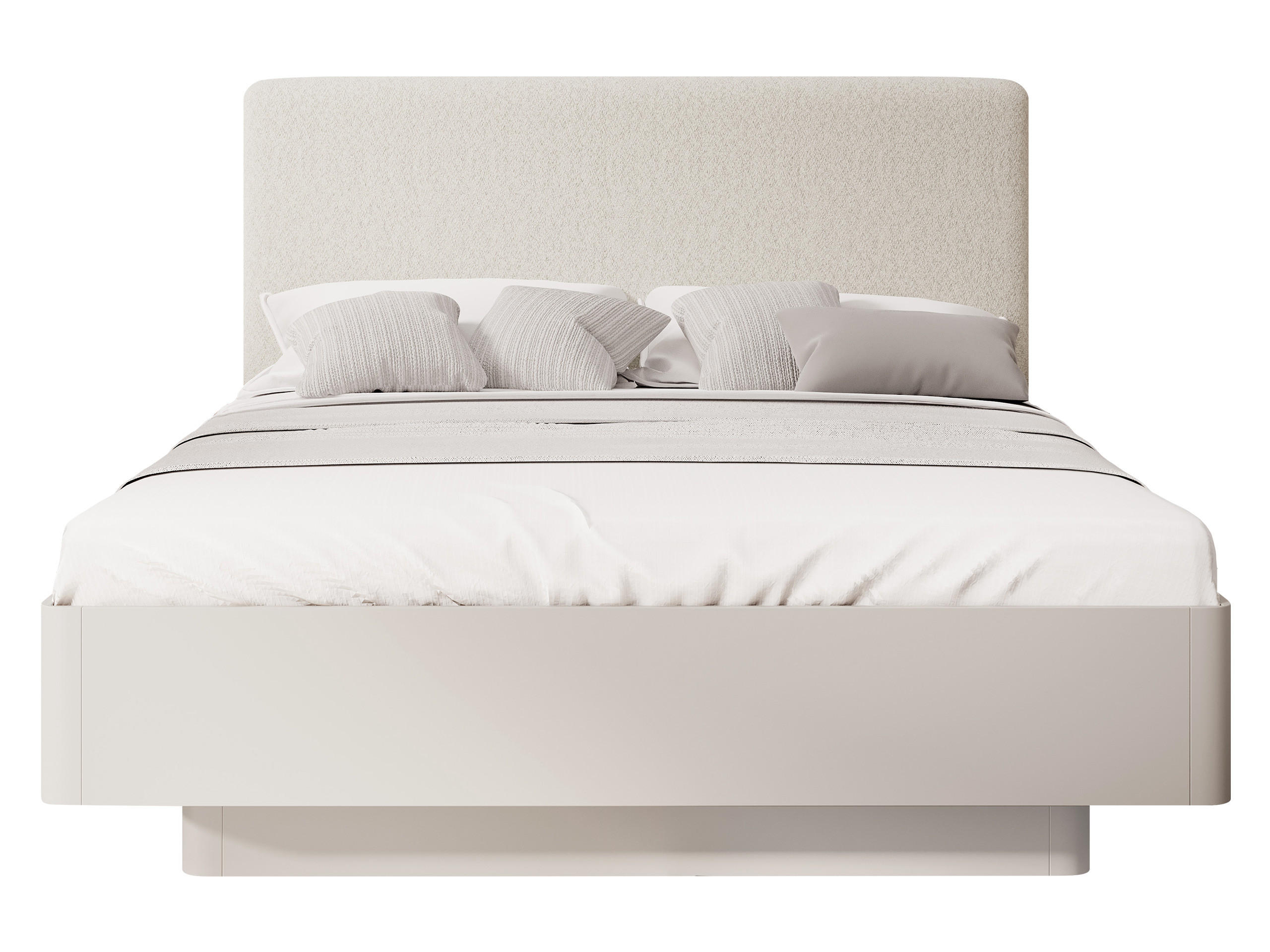 BETT Lante - Beige, Holzwerkstoff/Metall (160/200cm) - MIRJAN24
