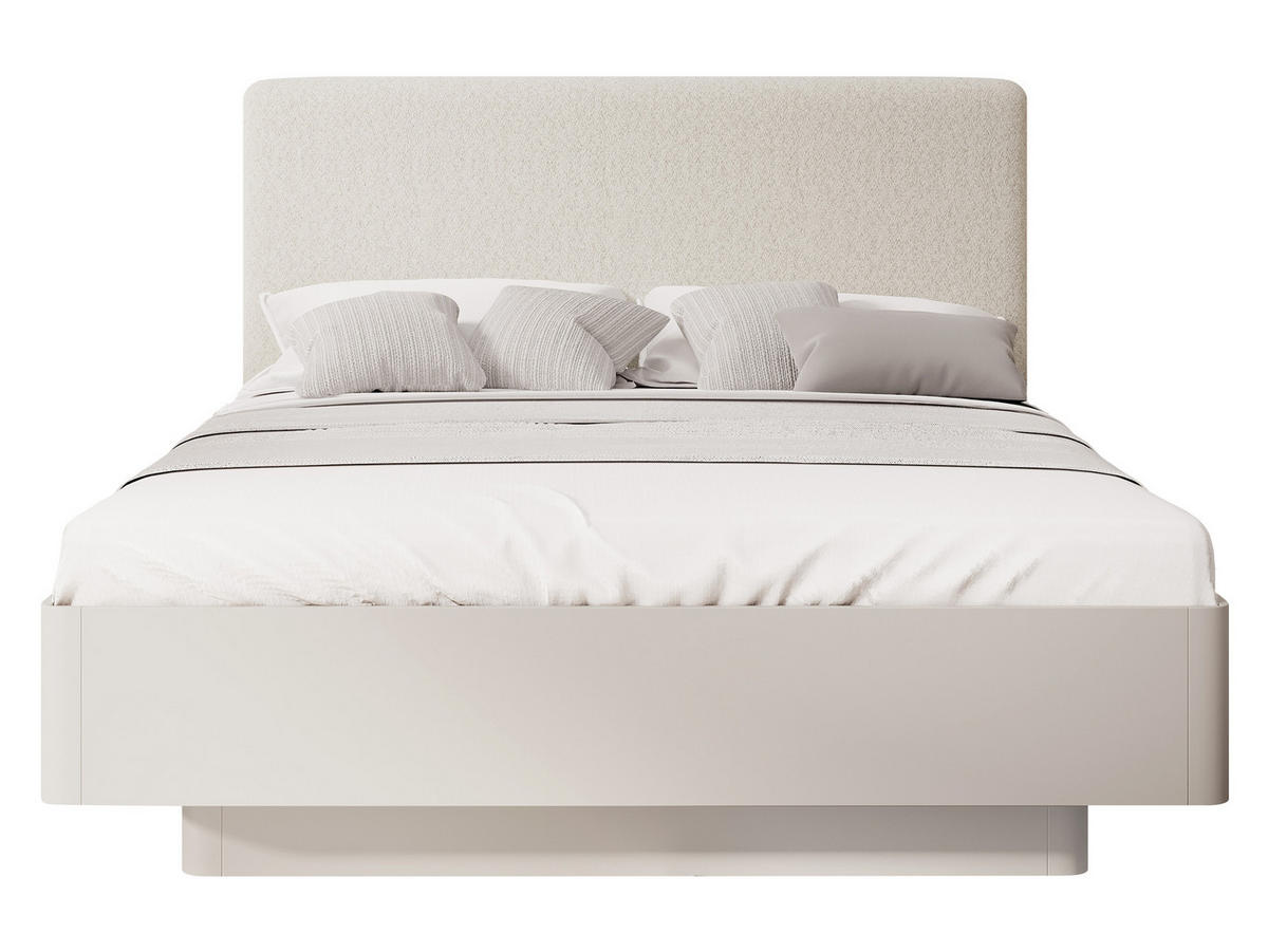 BETT Lante - Beige, Holzwerkstoff/Metall (160/200cm) - MIRJAN24