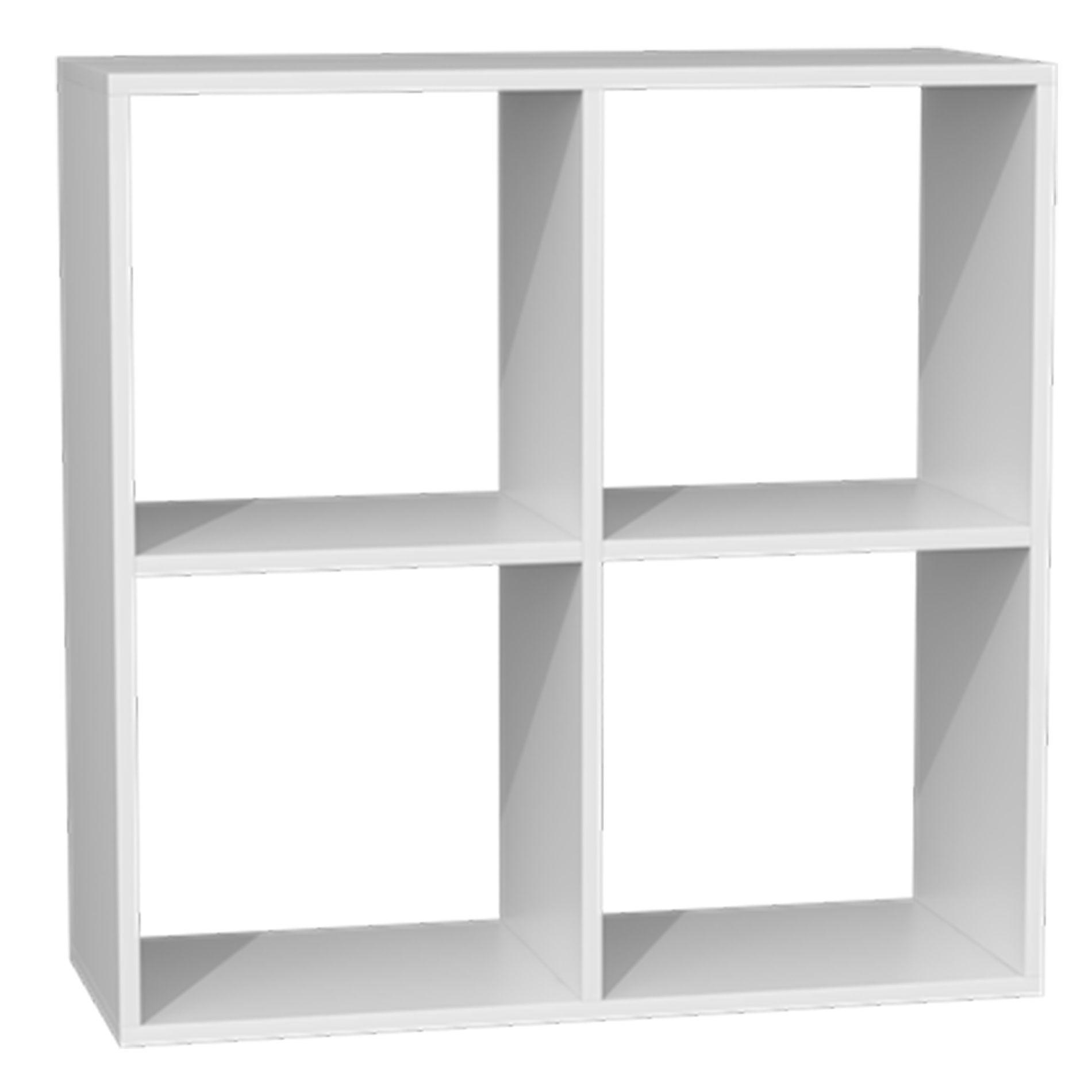 STANDREGAL Malax Weiß 74 cm - Weiß, Holzwerkstoff (74/75/30cm) - Selsey