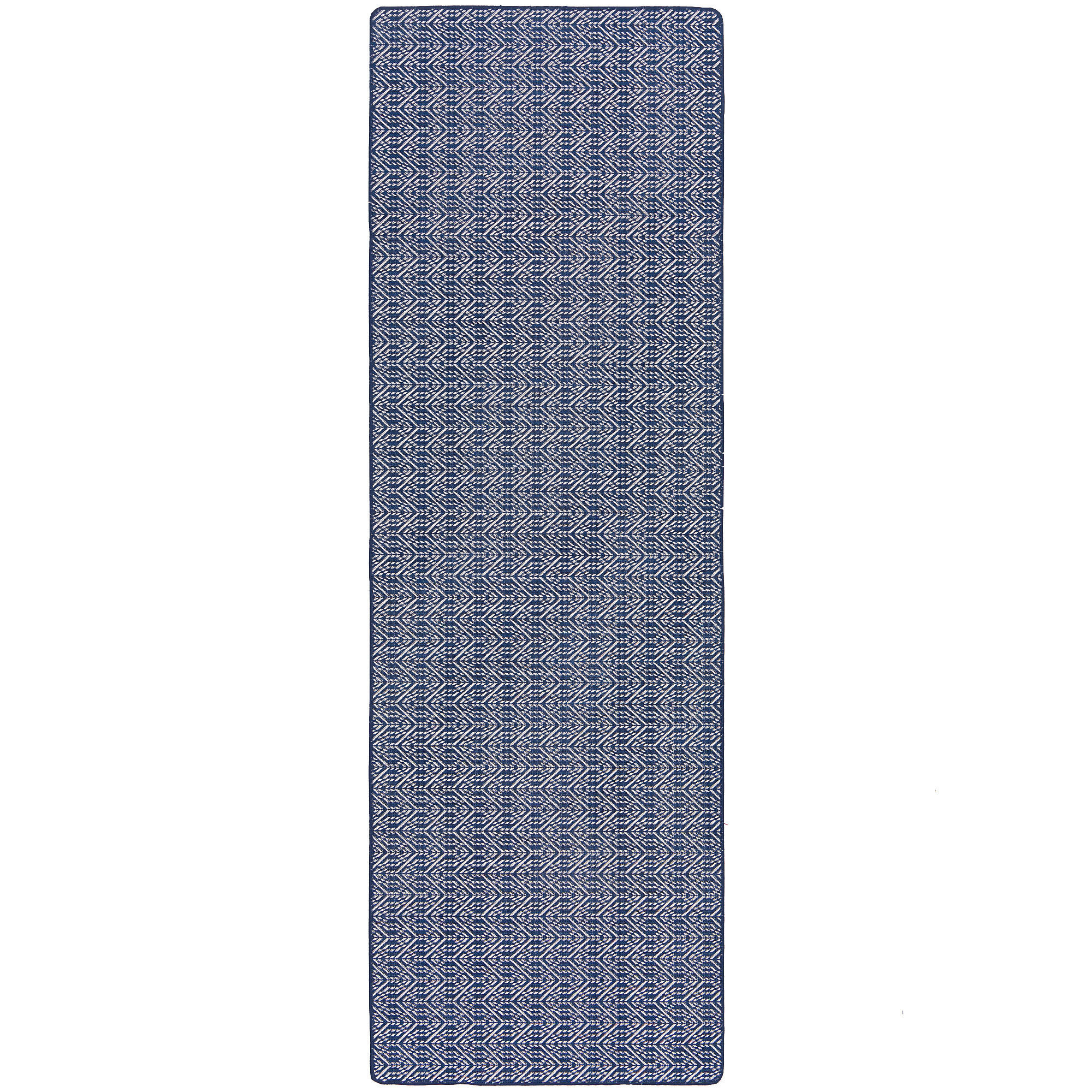 IN- UND OUTDOOR TEPPICH LÄUFER BEIDSEITIG CAPE COD - Dunkelblau, Textil (100/400cm) - Snapstyle