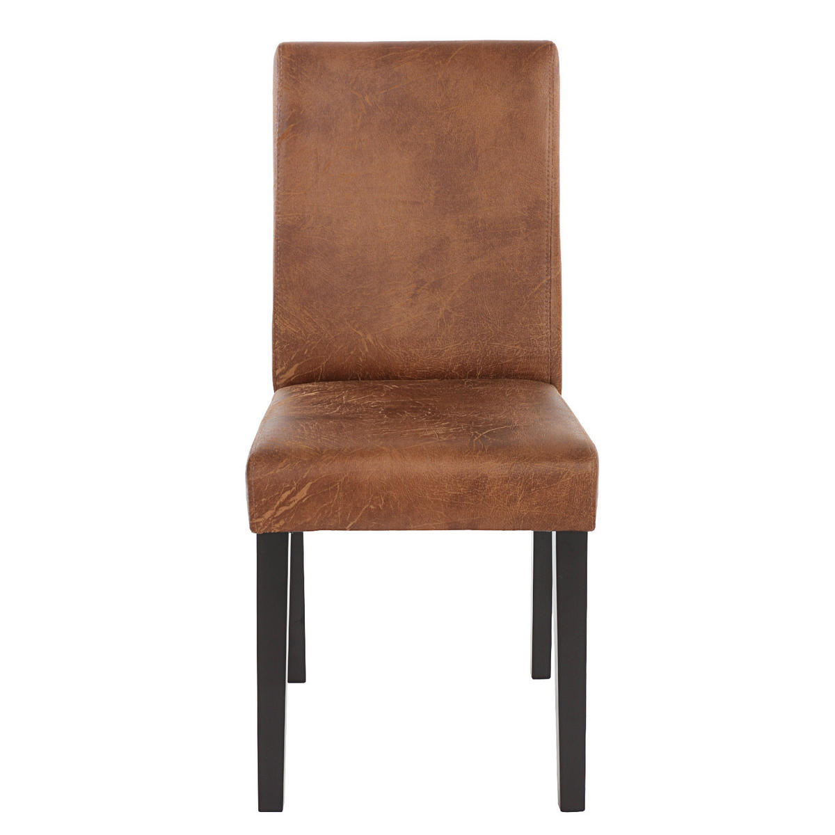 ESSZIMMERSTUHL TEXTIL Braun 6er-Set - Braun, Textil (43/90/56cm) - MCW