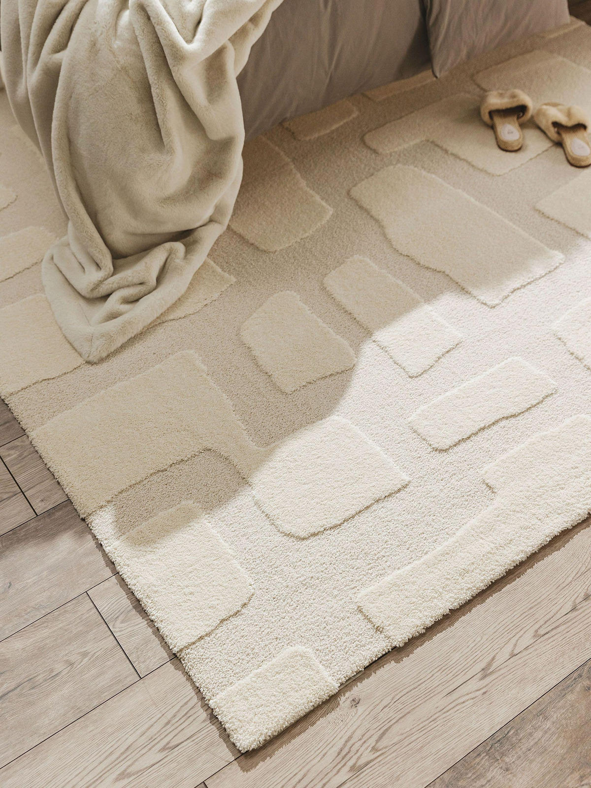 TEPPICH Eve Cream/Beige 240x340 cm - Creme, Textil (240/340cm) - benuta Nest