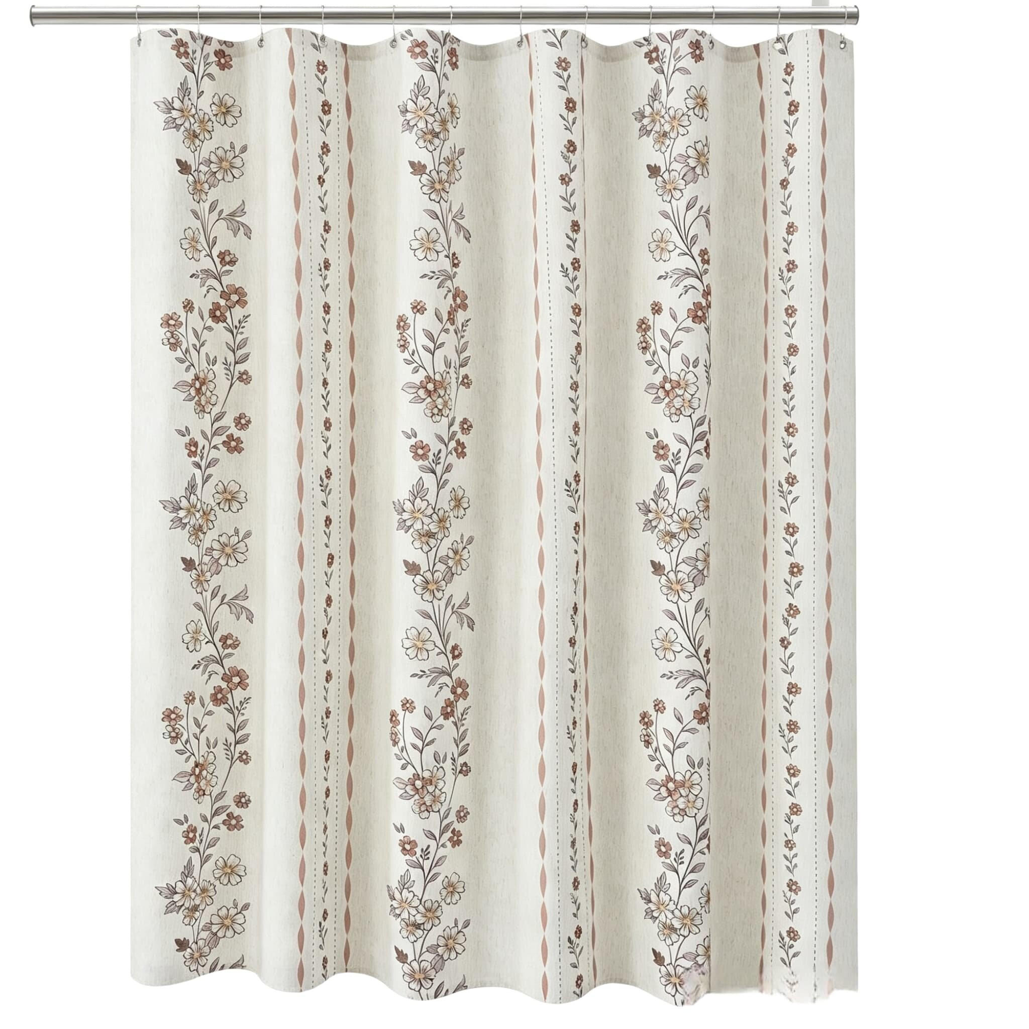 DUSCHVORHANG – 180 x 180 cm – Material: Polyester - Multicolor, Textil (180/180cm)