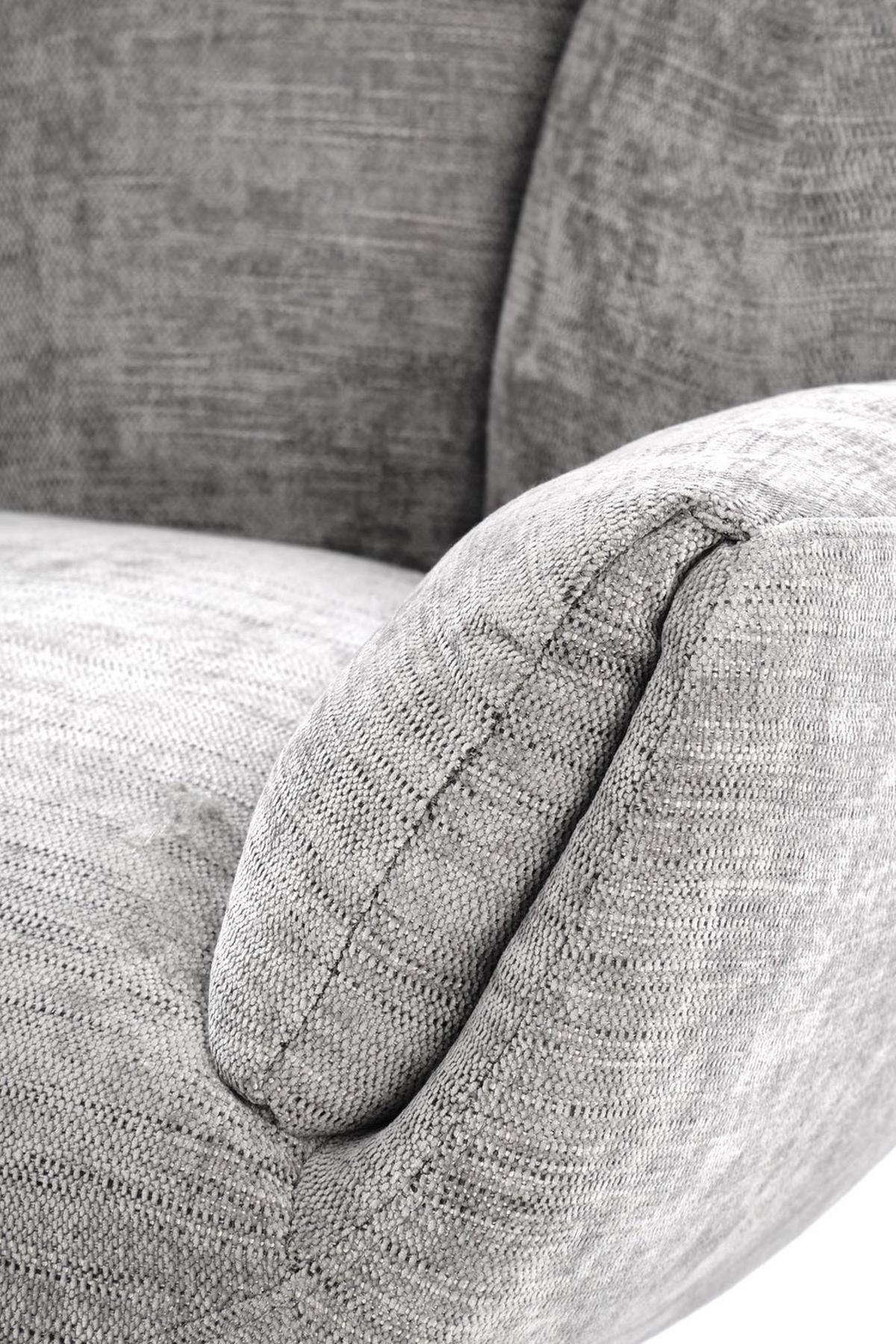 DREHSESSEL mit Polsterung COZY 360° - Grau, Textil (72/87/79cm) - Lookway