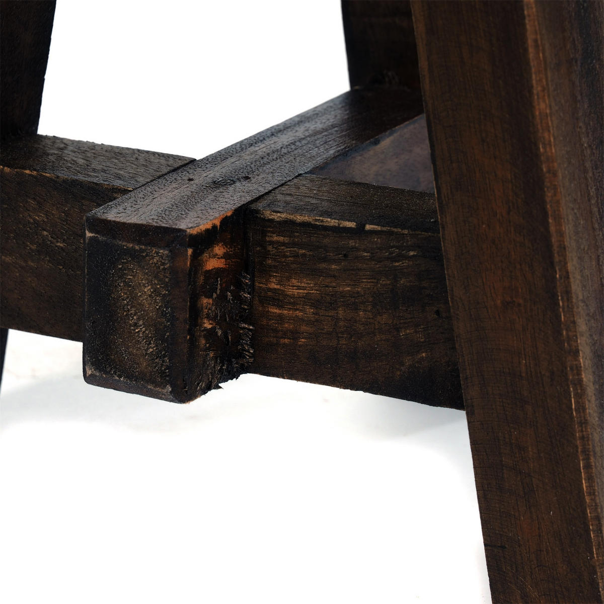 PFLANZENHOCKER Bern Mahagoni Massivholz 03 dunkelbraun - Dunkelbraun, Holz (20/23/20cm) - DESIGN DELIGHTS