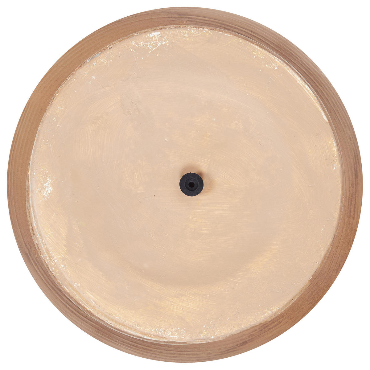 PFLANZTOPF Braun Cicuta - Beige/Braun, Stein (30cm) - Beliani