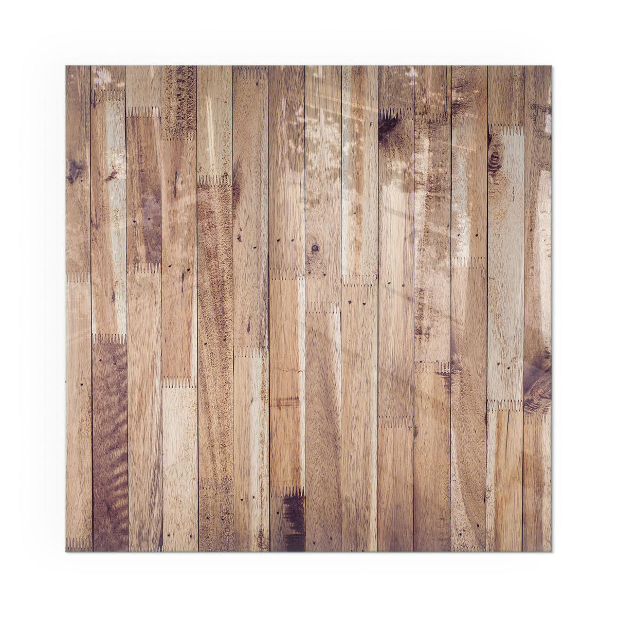 GLASPLATTE für Kamin 60x60 cm - Braun, Glas (60/60/0.4cm) - TULUP