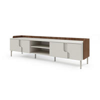 TV-LOWBOARD PAURO 09 200/51/42 cm in Walnuss Alba / Kaschmir - Kaschmir/Walnussfarben, Holzwerkstoff (200/51/42cm) - Deine Möbel 24