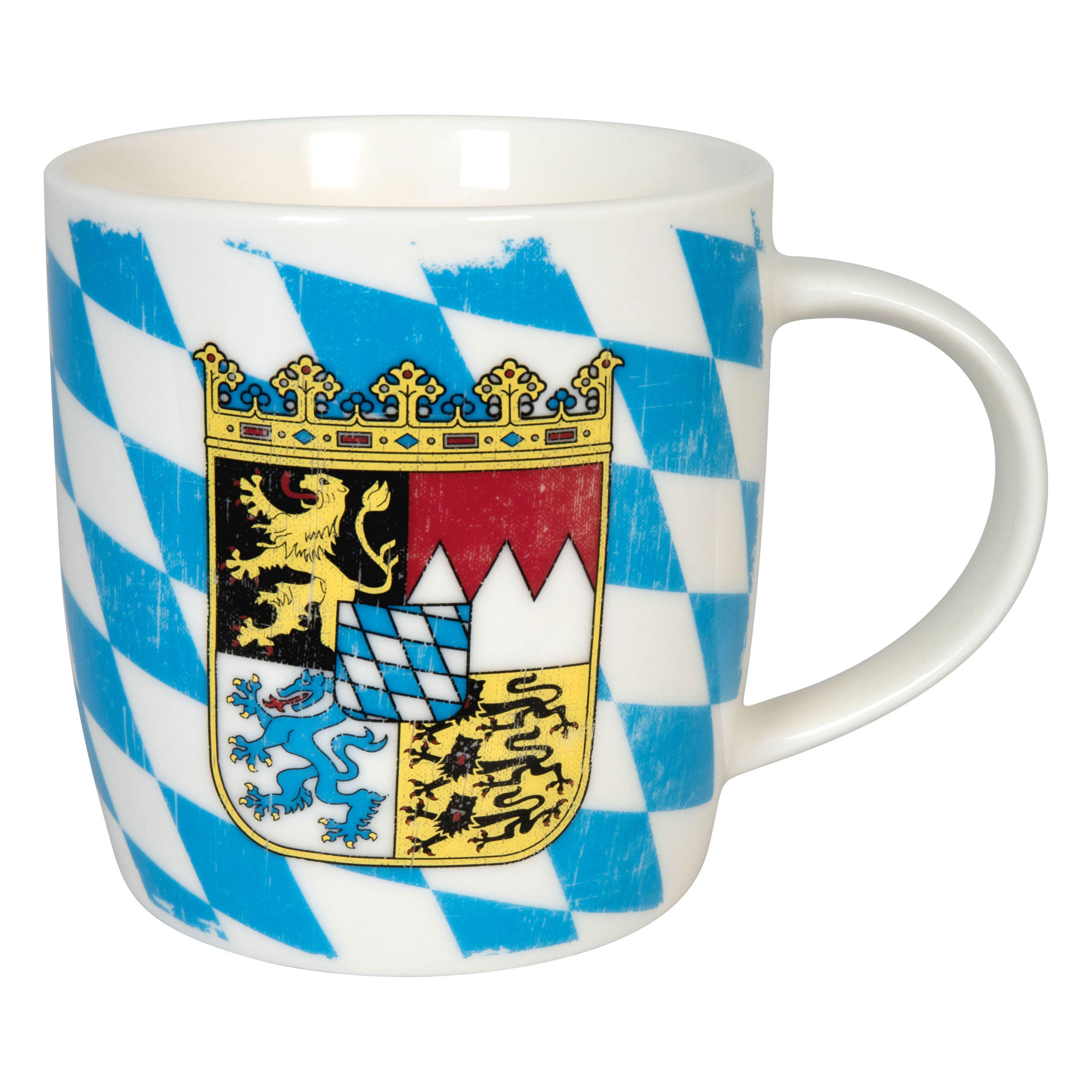 KAFFEEBECHER Vintage Flag Bayern - Naturfarben, Keramik (0.35L) - Könitz