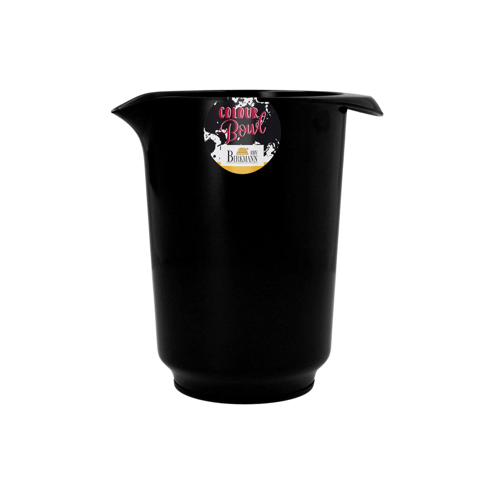 RÜHR- UND SERVIERSCHÜSSEL Colour Bowls Schwarz 1,5 Liter - Schwarz, Kunststoff (16.9/17.8cm) - Birkmann