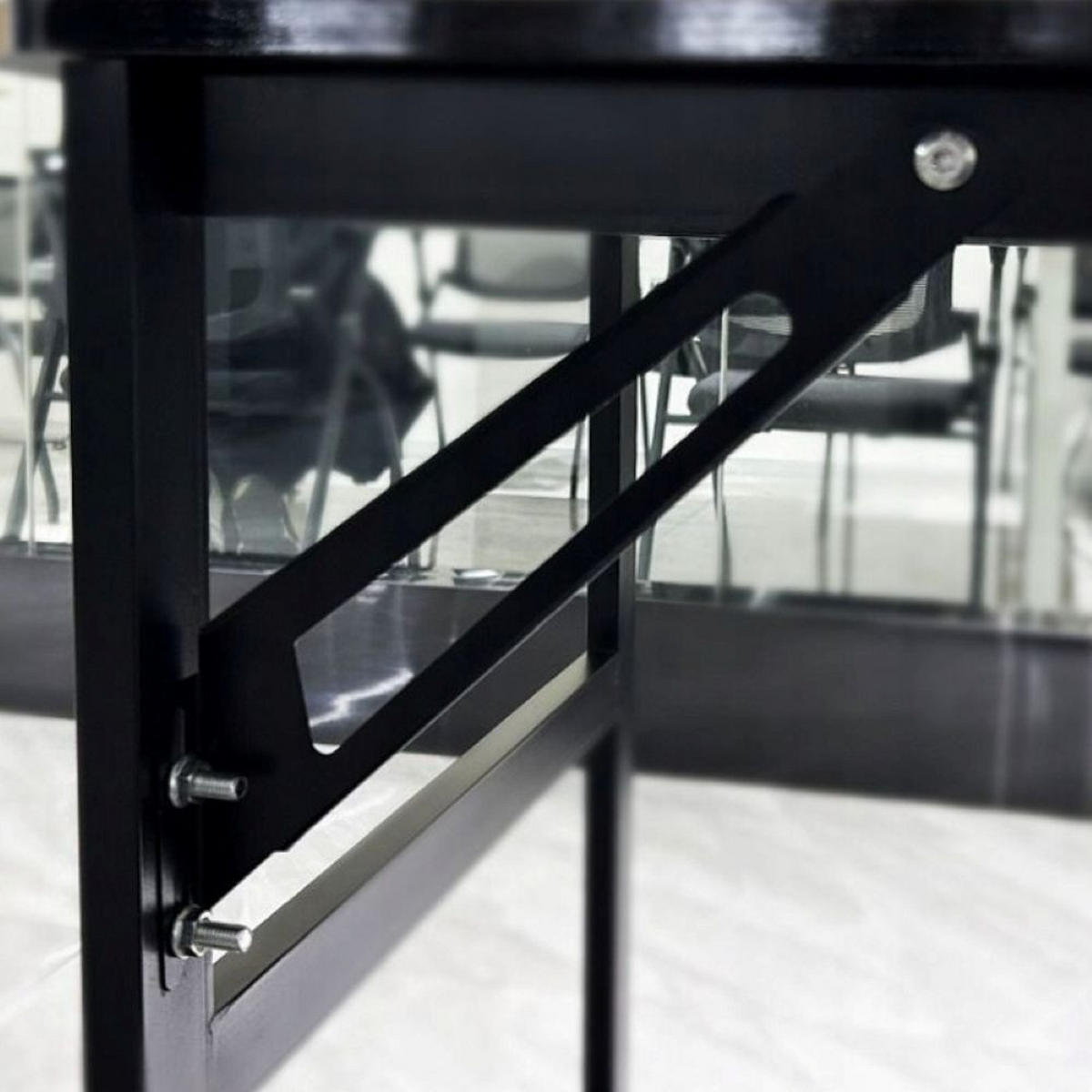 COMUTERTISCH, schwarz 120/60/75 cm - Schwarz, Holzwerkstoff (66/128/6cm)