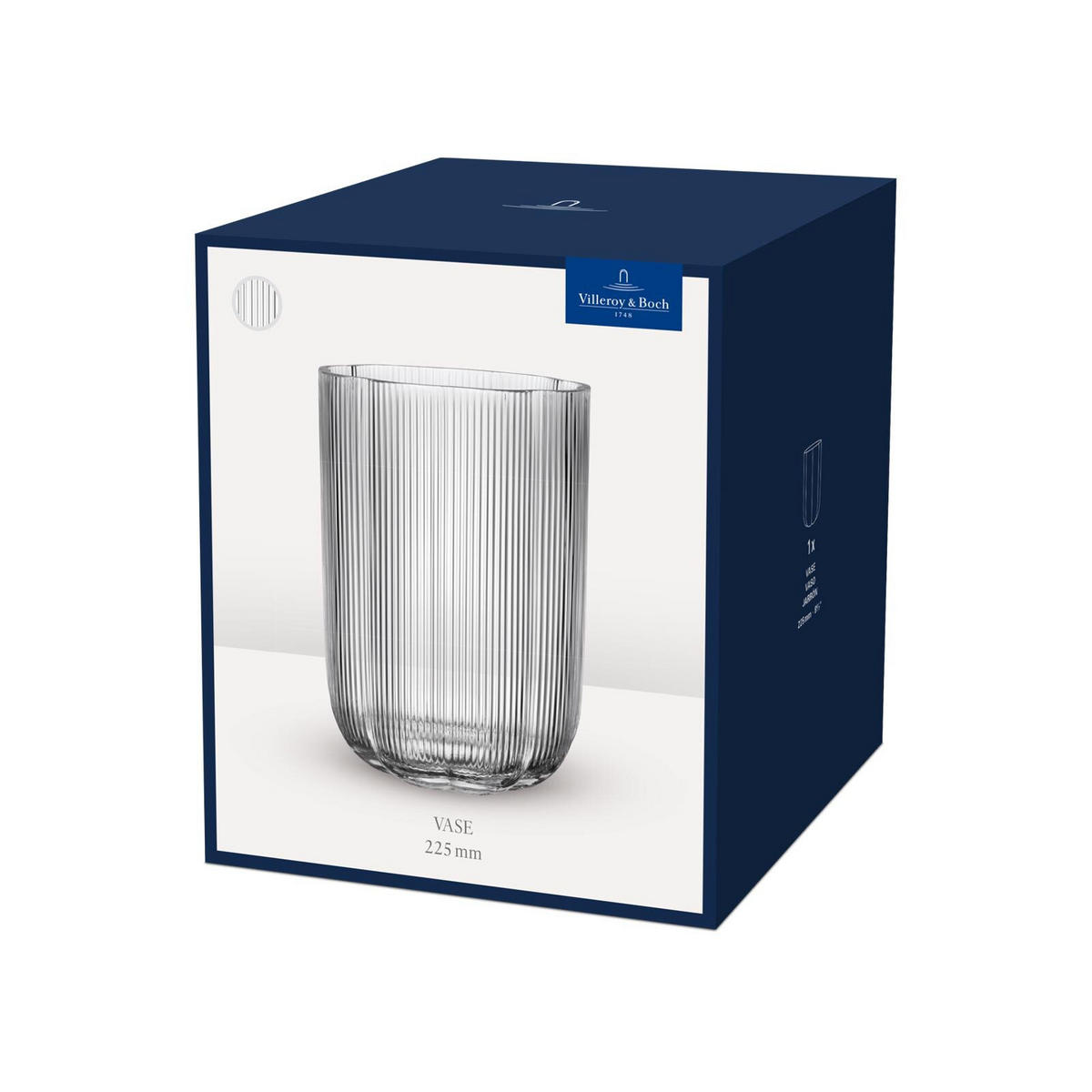 VASE Fleur blau 22,5 cm - Blau, Glas (22.5cm) - Villeroy & Boch