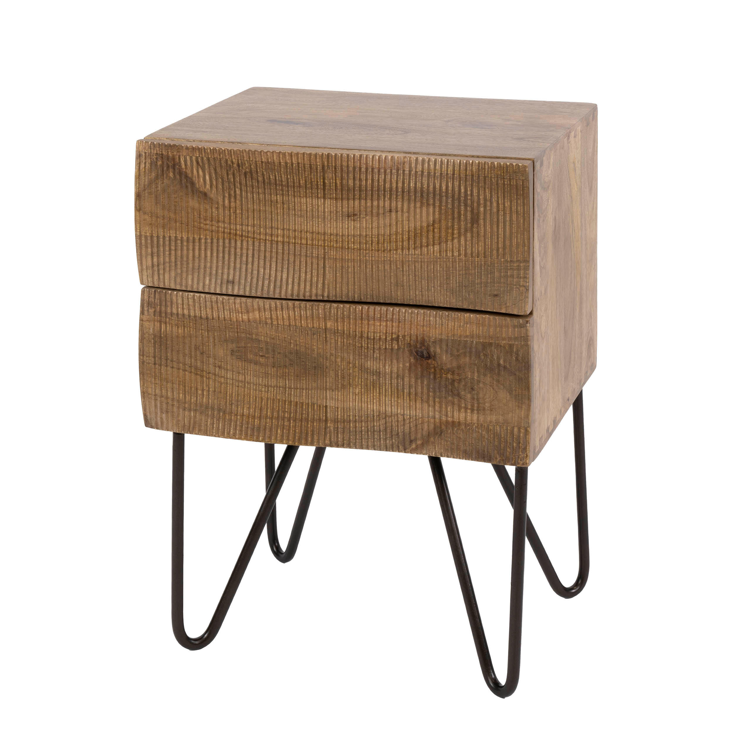 Hoyz Collection Nachttisch Beige 40x56x35 cm