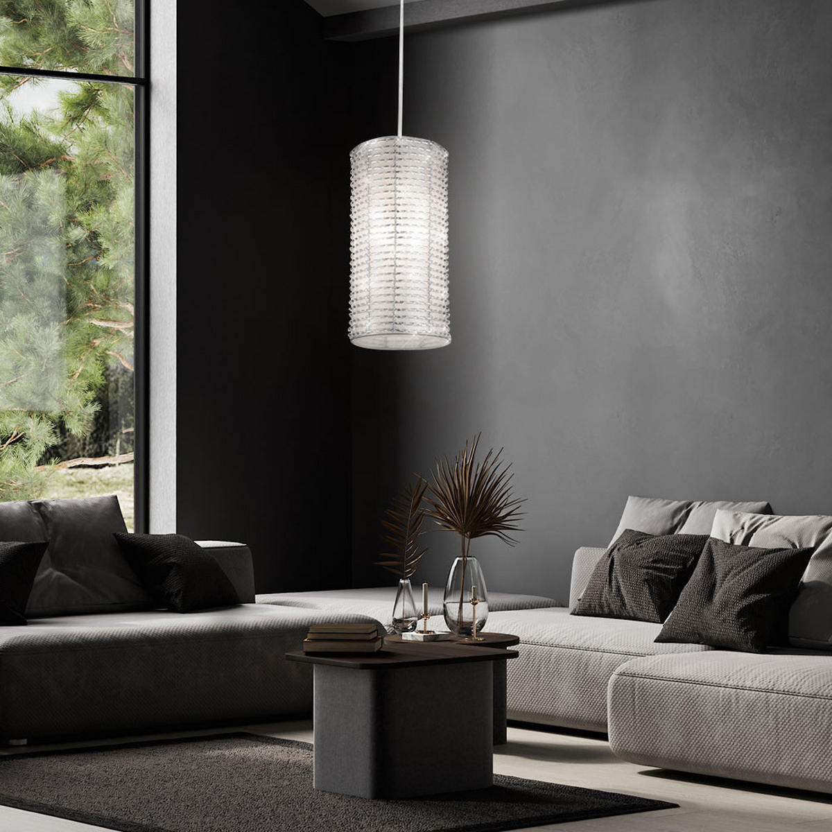 LED HÄNGELEUCHTE SPARKLING Aluminium Silber - Silberfarben, Metall (15/15/30cm) - Esto