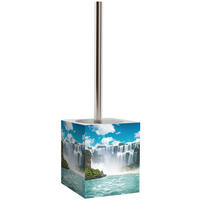 WC-BÜRSTE Wasserfall - Türkis/Blau, Kunststoff (10/37/10cm) - Sanilo