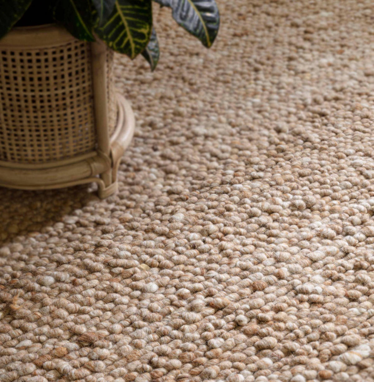 TEPPICH Wohn-/Schlafzimmer DAREL Beige 120x170 cm - Beige, Naturmaterialien (120/170cm) - Novatrend