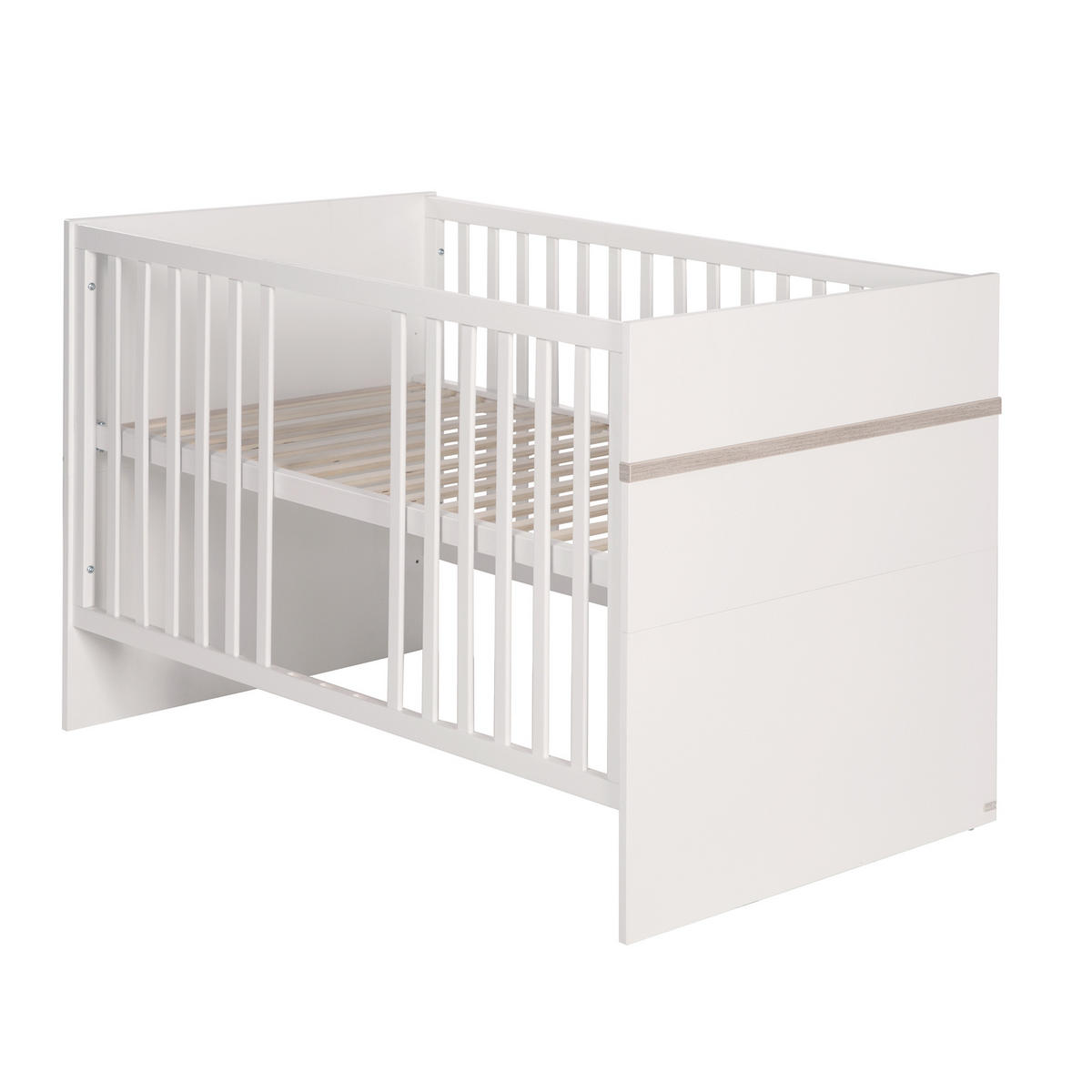 BABYZIMMER-SET Moritz, mit breiter Wickelkommode, 2-teilig - Weiß, Holzwerkstoff (76/81/142.5cm) - Roba