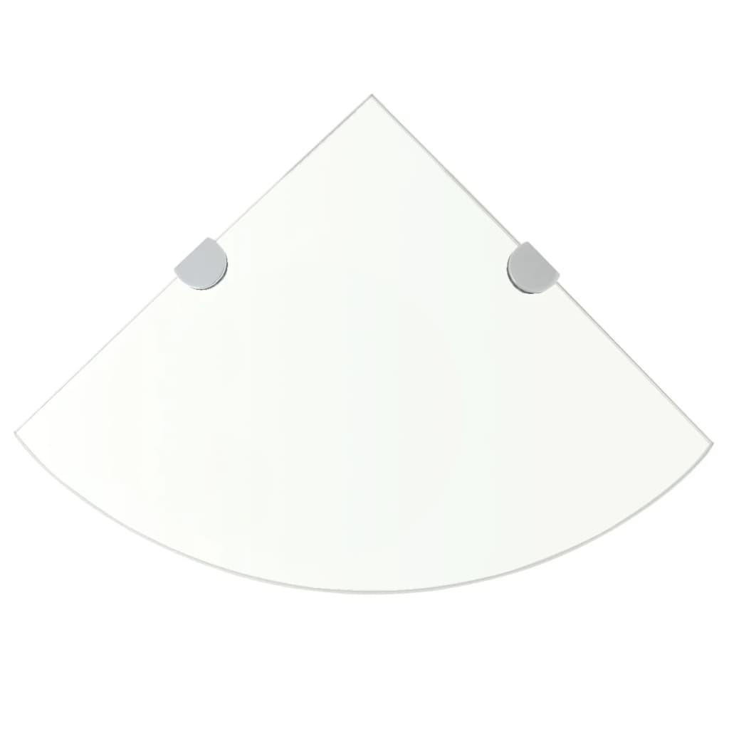 vidaXL Wandboard Transparent 25x0.8x25 cm
