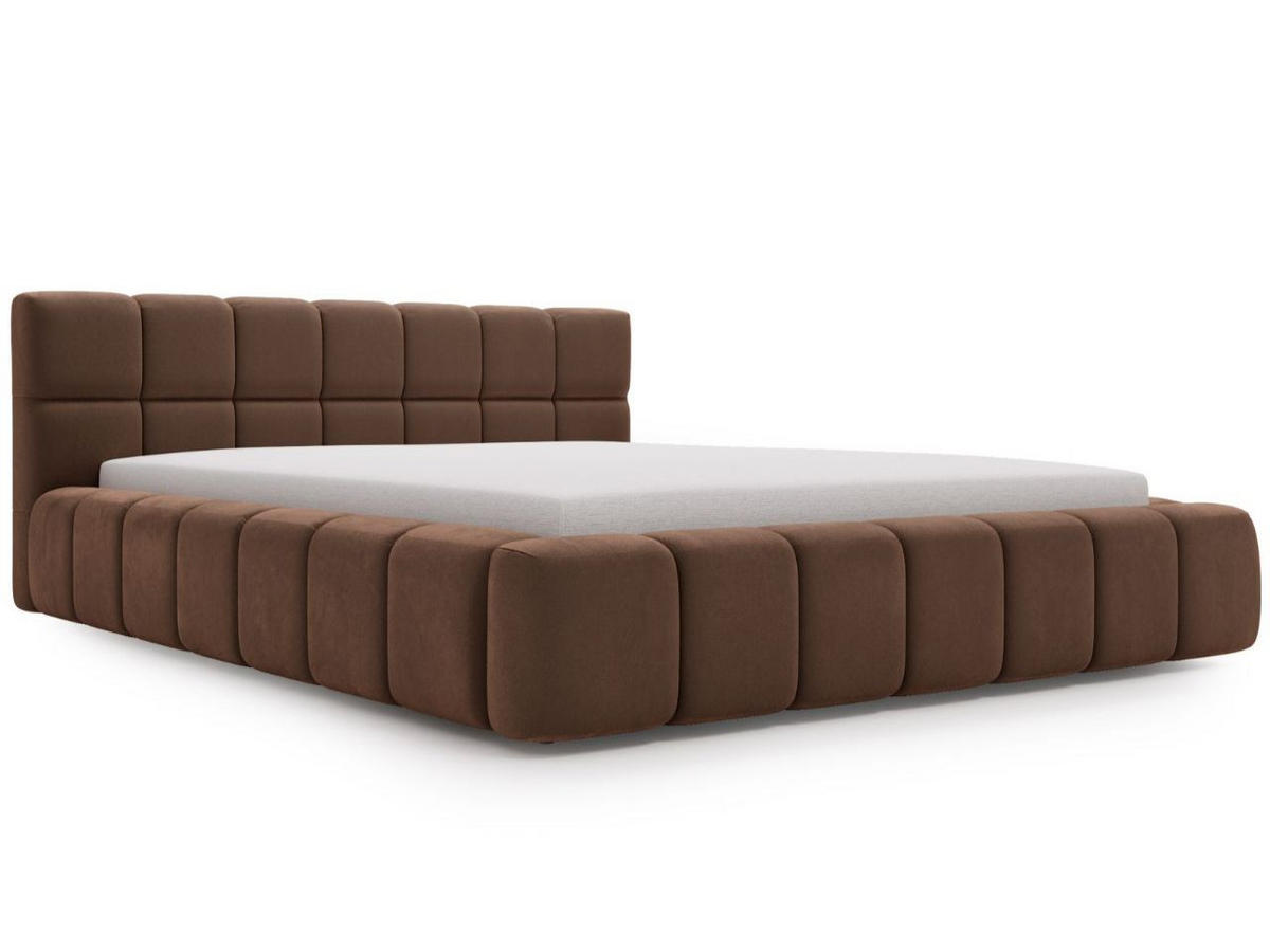 POLSTERBETT Alicante 180x200 Braun - Braun, Textil (180/200cm) - Graingold
