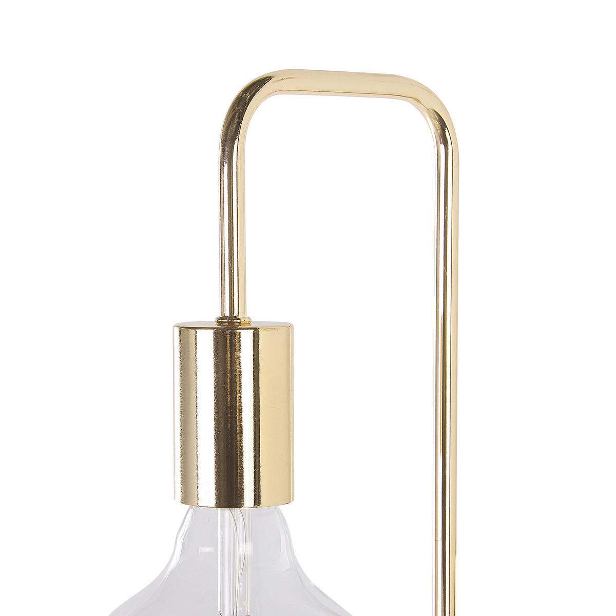 STEHLAMPE Savena 14/20/140 cm - Goldfarben, Metall (14/20/140cm) - Beliani