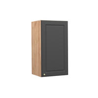 HÄNGESCHRANK Fame-Line Anthrazit-Gold 40 cm - Honigeiche/Anthrazit, Holzwerkstoff (40/72/34.1cm) - Vicco