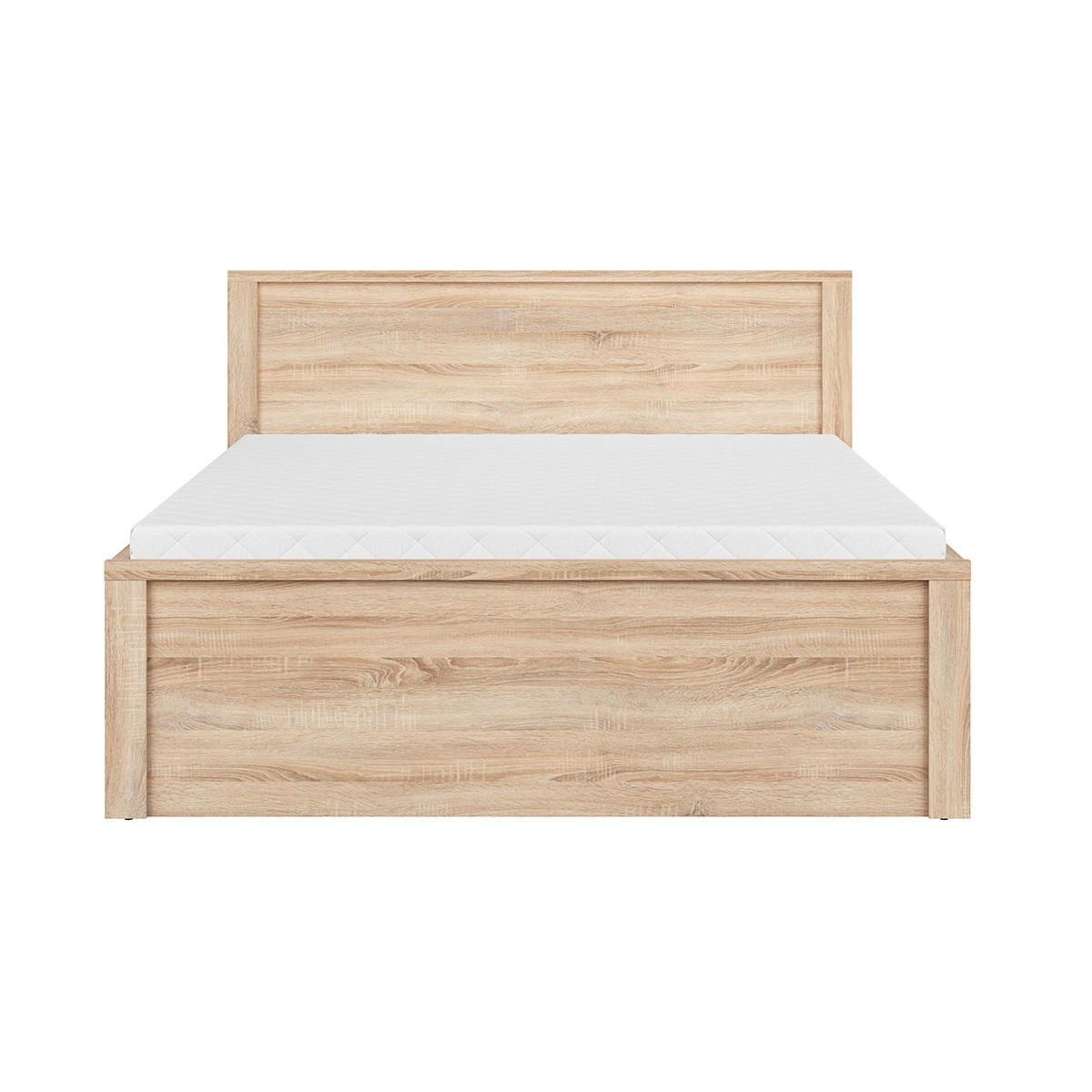 BETT 160/200 Soren Holz - Braun, Holzwerkstoff (160/200cm) - Petits-meubles