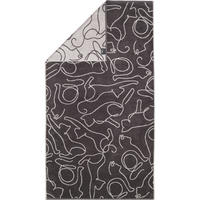 DUSCHTUCH CUTE CATS EDITION CATS 6264 BASALT/PLATIN - 77 - Grau, Textil (80/150cm) - Cawoe
