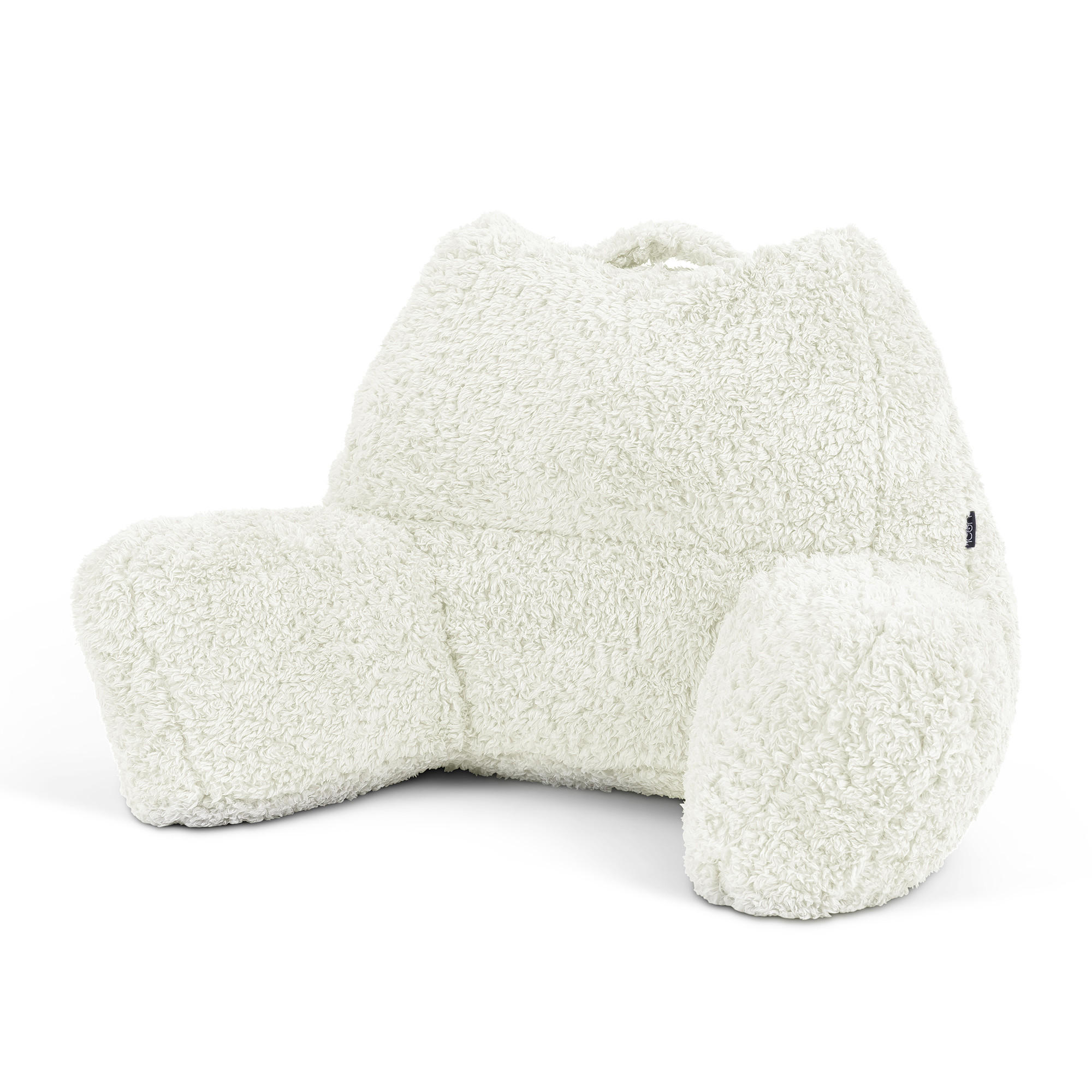 RÜCKENLEHNE Lesekissen Teddybär - Weiß, Textil (74/63cm) - icon