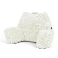 RÜCKENLEHNE Lesekissen Teddybär - Weiß, Textil (74/63cm) - icon