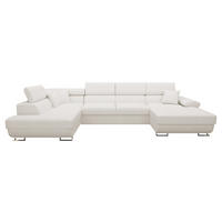 WOHNLANDSCHAFT Cotere Bis Premium, Seite: Links - Creme, Holz/Textil (345/91/202cm) - MIRJAN24