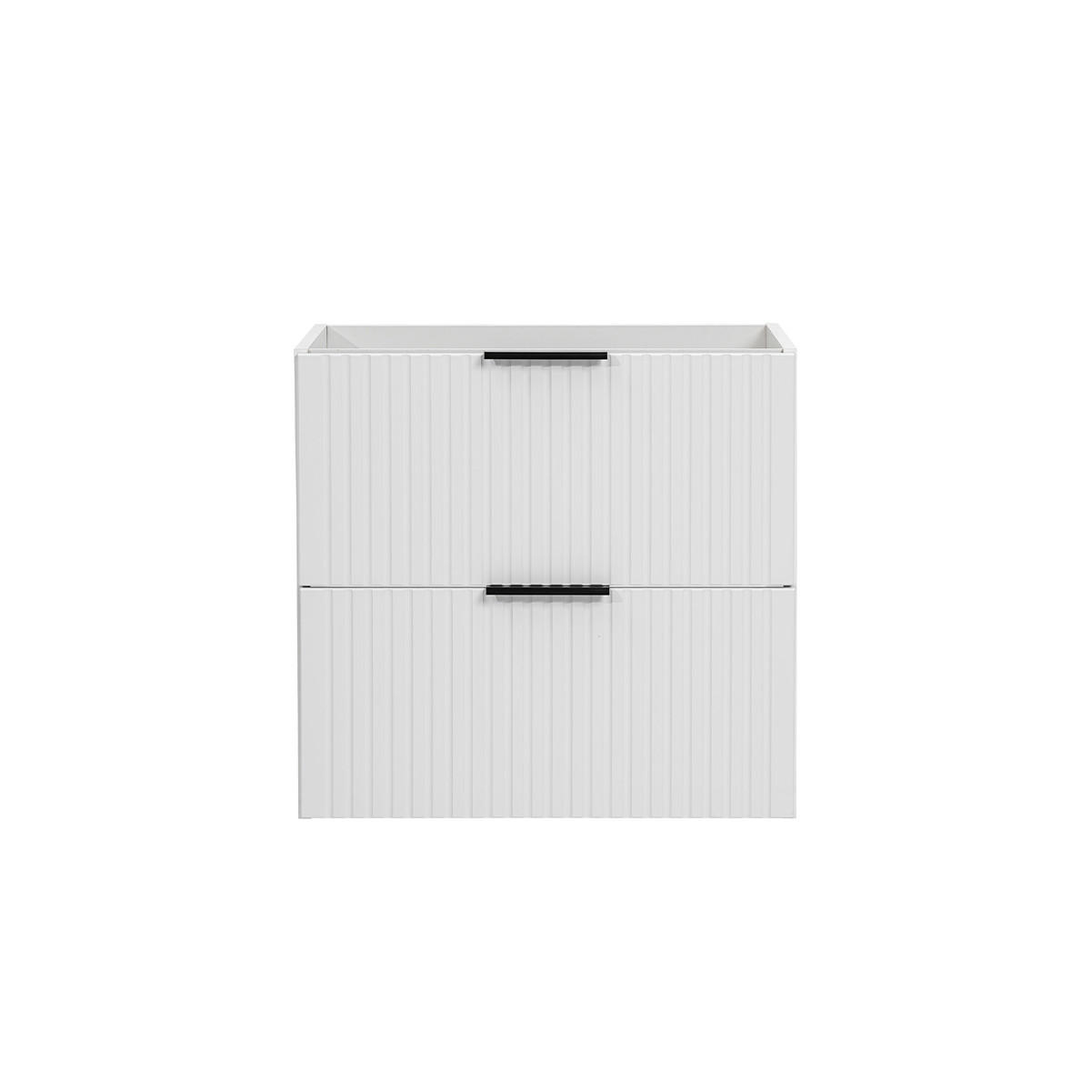 WASCHTISCHUNTERSCHRANK 60.2cm Adriel Weiß - Weiß, Holzwerkstoff (60.2/57/46cm) - Petits-meubles