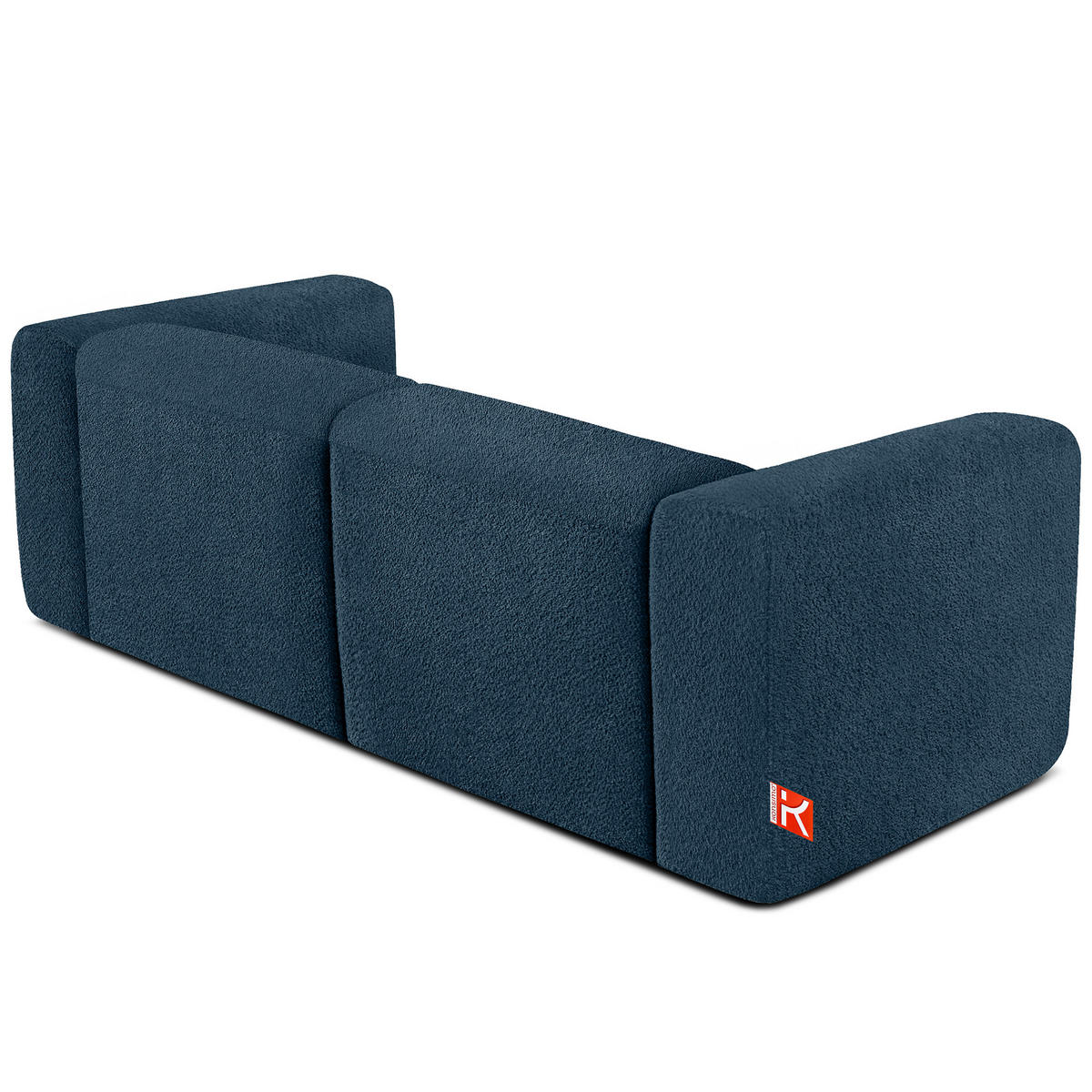 2-SITZER SOFA BUFFO, Marineblau - Dunkelblau, Holz/Holzwerkstoff (210/73/96cm) - KONSIMO®
