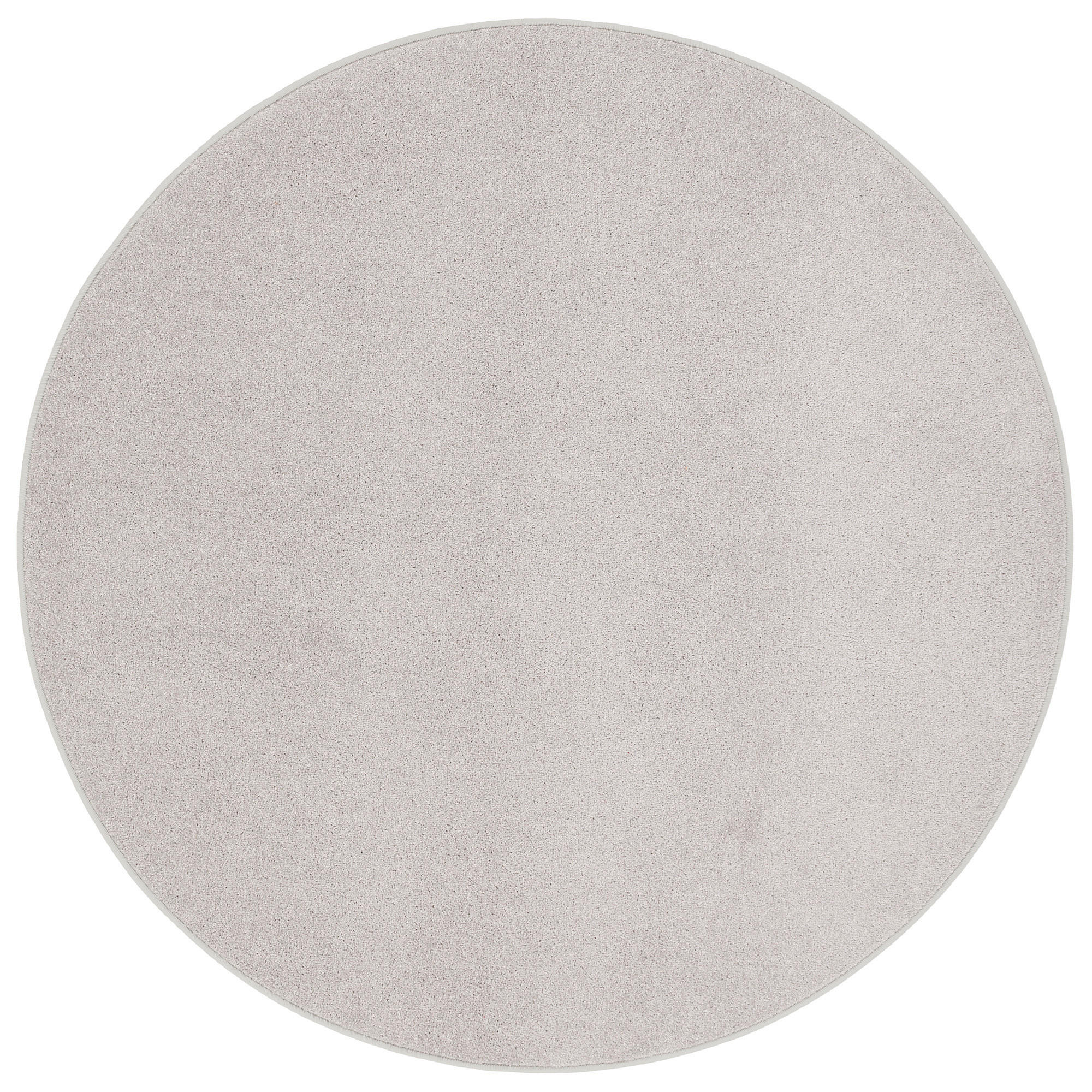 TREND VELOURS TEPPICH JOY RUND - Hellgrau, Textil (200/200cm) - Snapstyle