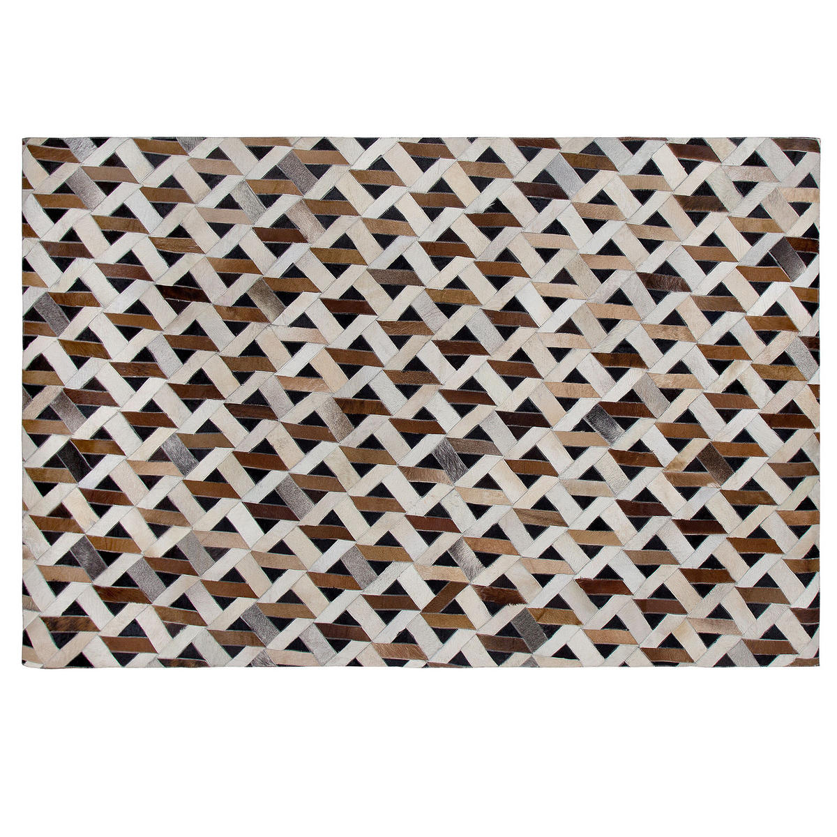 KURZFLOR-TEPPICH Tuglu 230/160 cm - Braun, Fell (160/230cm) - Beliani