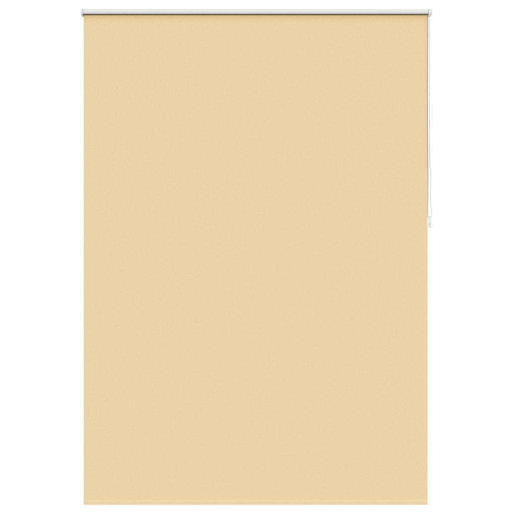 VERDUNKELUNGSROLLO 164,4/175 cm Stoffbreite 160 cm aus Polyester Beige - Beige, Textil (160/230cm) - vidaXL