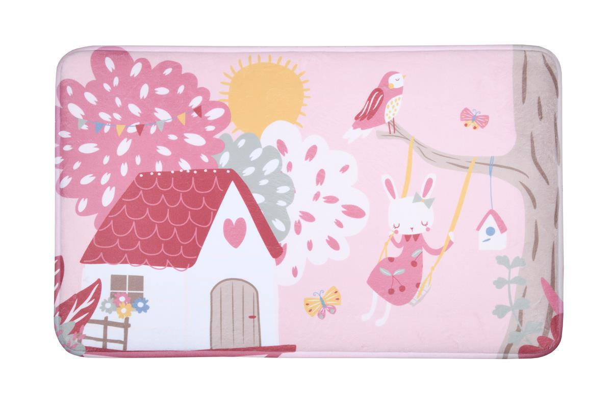 KINDERMATTE Matty 75/45/1 cm - Rosa, Textil (45/75cm) - STOF