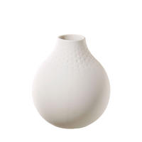 VASE PERLE Manufacture Collier Blanc 12 cm - Weiß, Keramik (12cm) - Villeroy & Boch
