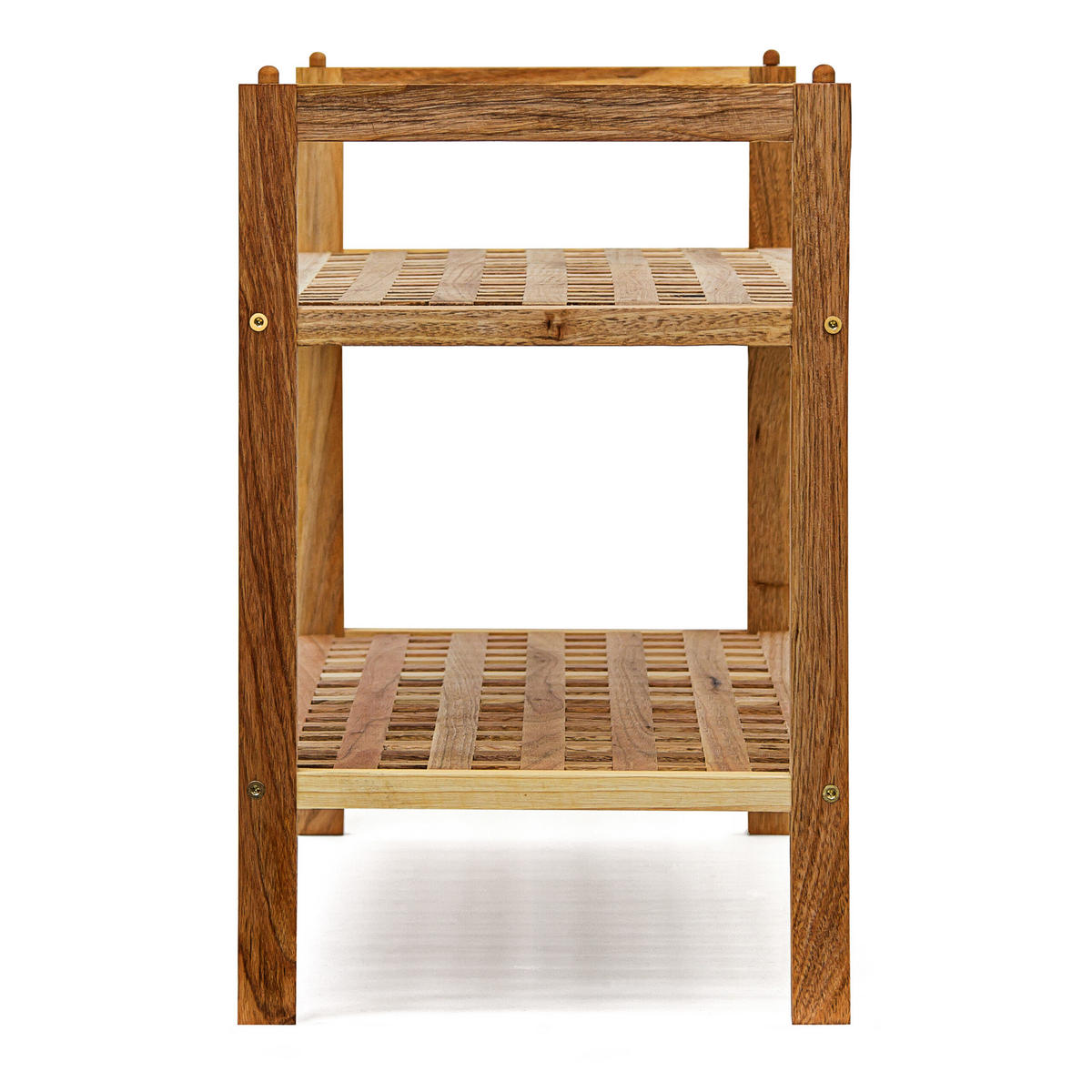 SCHUHREGAL - Hellbraun, Holz (69/40.5/26cm) - Relaxdays