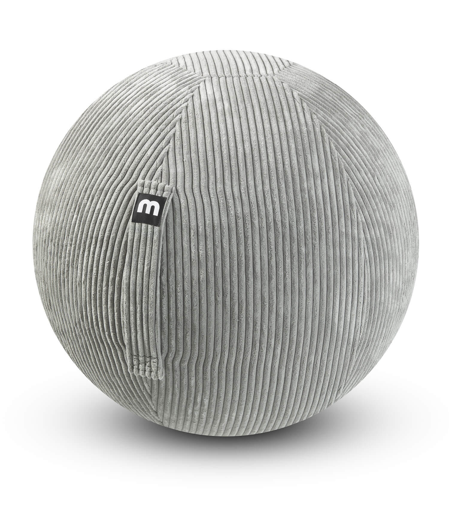 SITZBALL Der Sportliche - Grau, Textil (65/65/65cm) - Mokebo