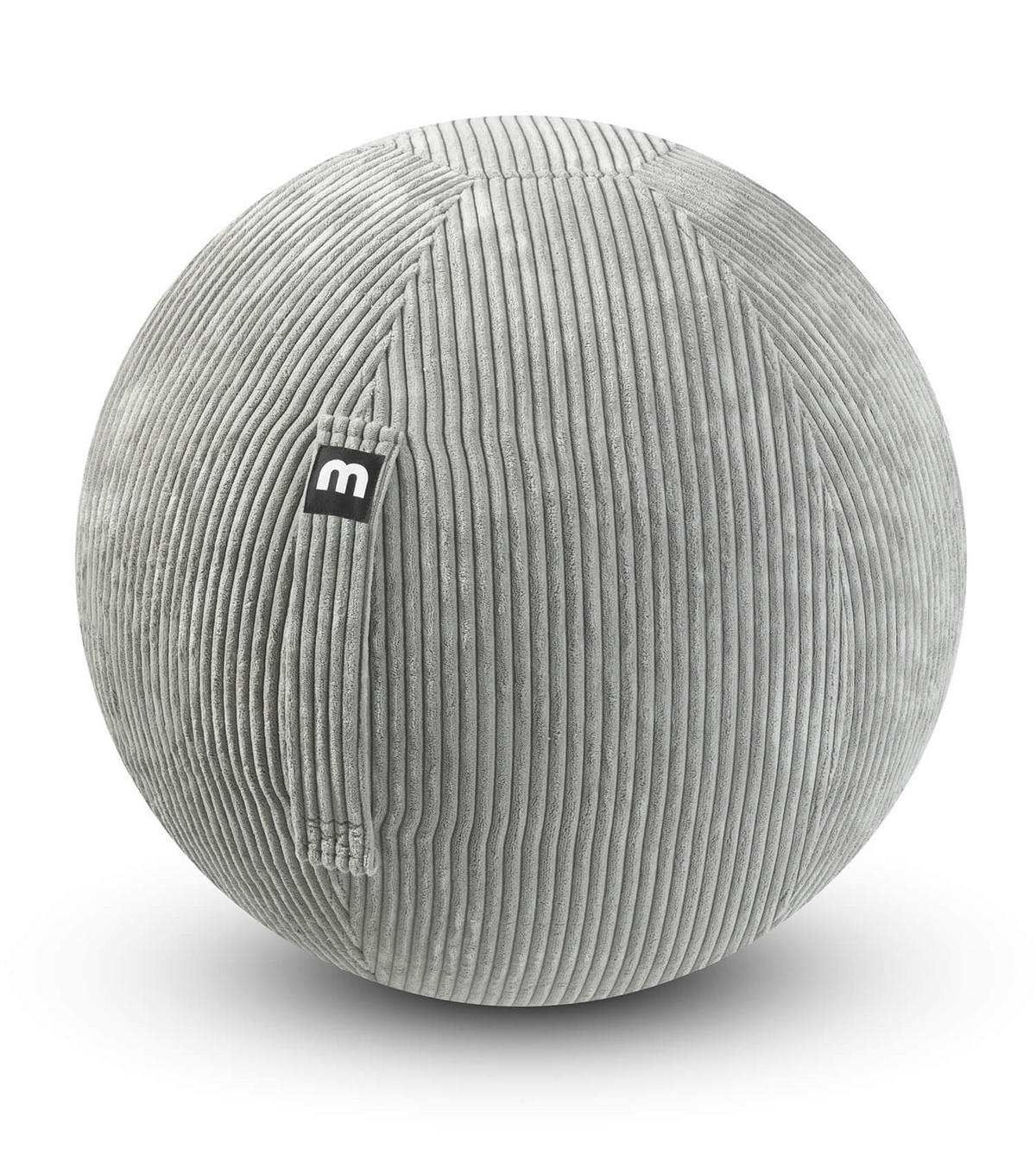 SITZBALL Der Sportliche - Grau, Textil (65/65/65cm) - Mokebo