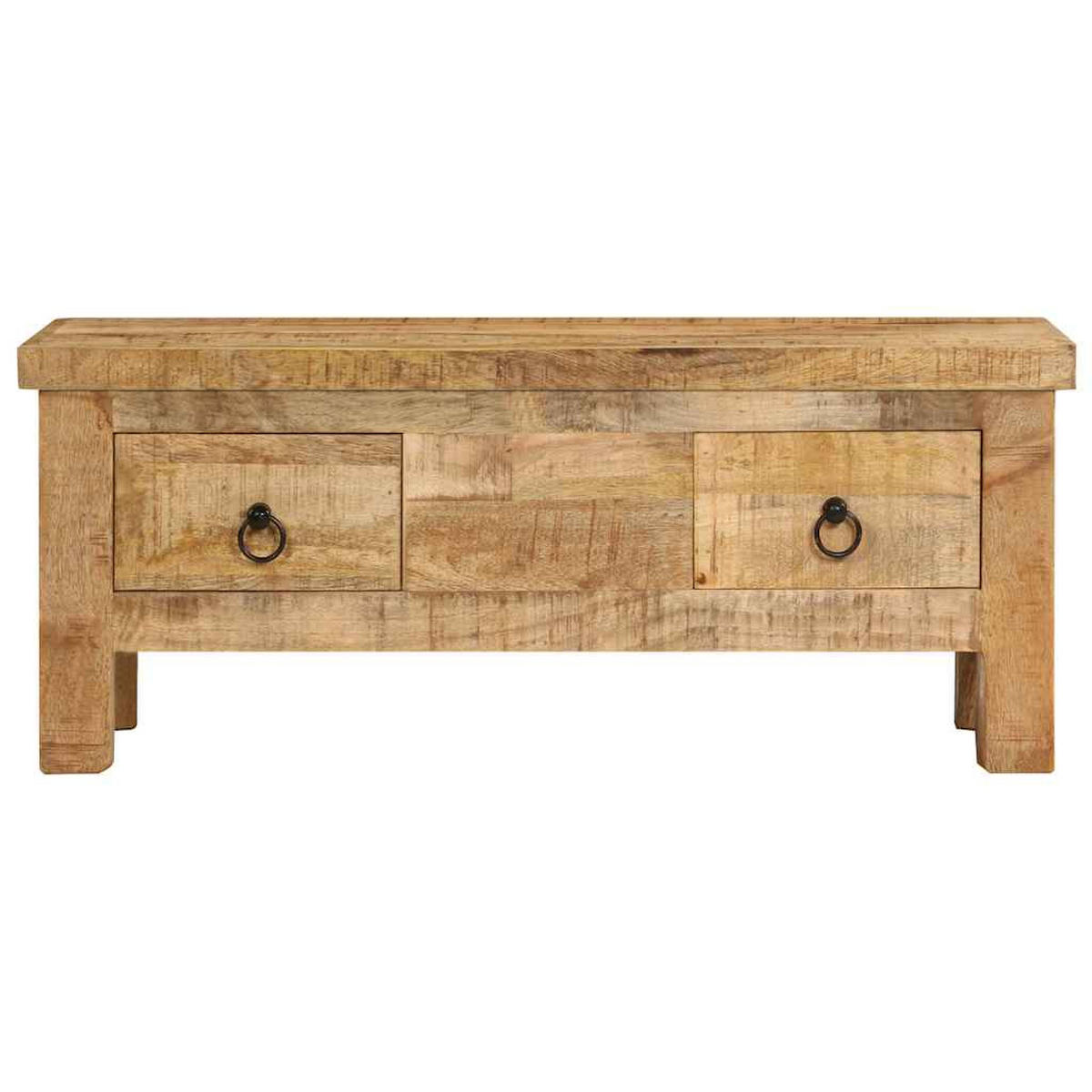 COUCHTISCH 90x45x35 cm Massivholz Mango - Braun, Holz (45/90/35cm) - furnicato