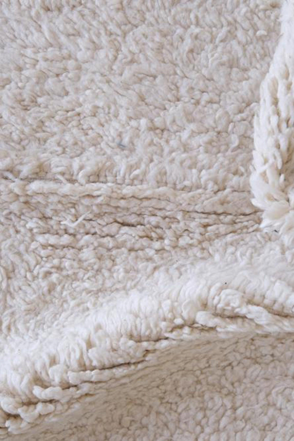 BERBERTEPPICH aus reiner Wolle 161x 228 cm - Weiß, Naturmaterialien (161/228cm) - AFK Living