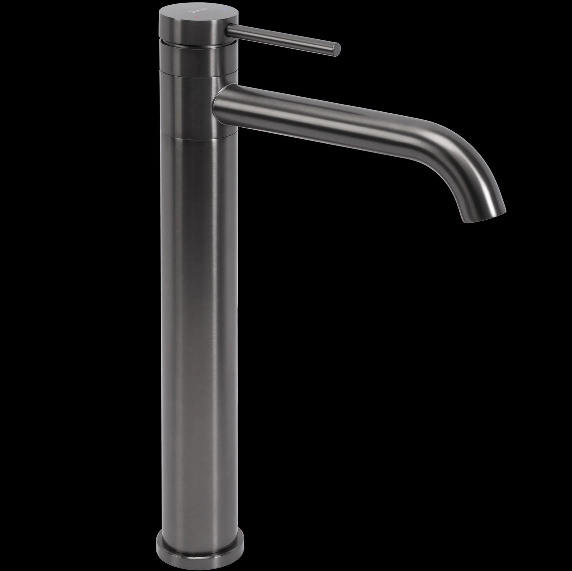 WASCHBECKENARMATUR Rea Lungis Gun Grey Super High - Titanfarben, Metall (5.2/34.5/16.5cm) - REA