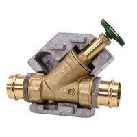 FREISTROMVENTIL,PRESSANSCHL.IG O.ENTL,NST.SP,M.DS,DN50,PR54,DVGW - Schwarz, Metall (10/18/30cm) - Schlösser Armaturen