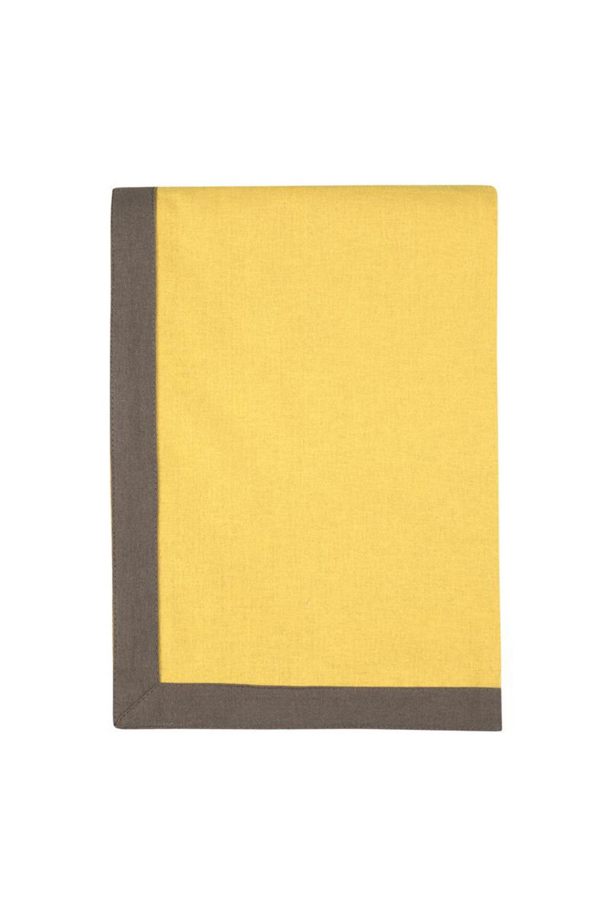 TISCHDECKE Baumwolle Duo 140/240 cm - Gelb, Naturmaterialen (140cm)