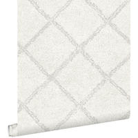 TAPETE orientalisches Berberteppich-Motiv 53 cm x 10.05 m - Grau, Papier (53/1000cm) - ESTAhome