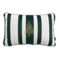 KISSENHÜLLE Green & White Noel 60x40 cm - Grün, Textil (40/60cm) - Dekoria