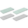 BEZUG-FÜR-KINDERMÖBEL-SET MIRUM 4 Stück, Hellgrün/Grau - Hellgrün/Grau, Textil (173/3/80cm) - KONSIMO®